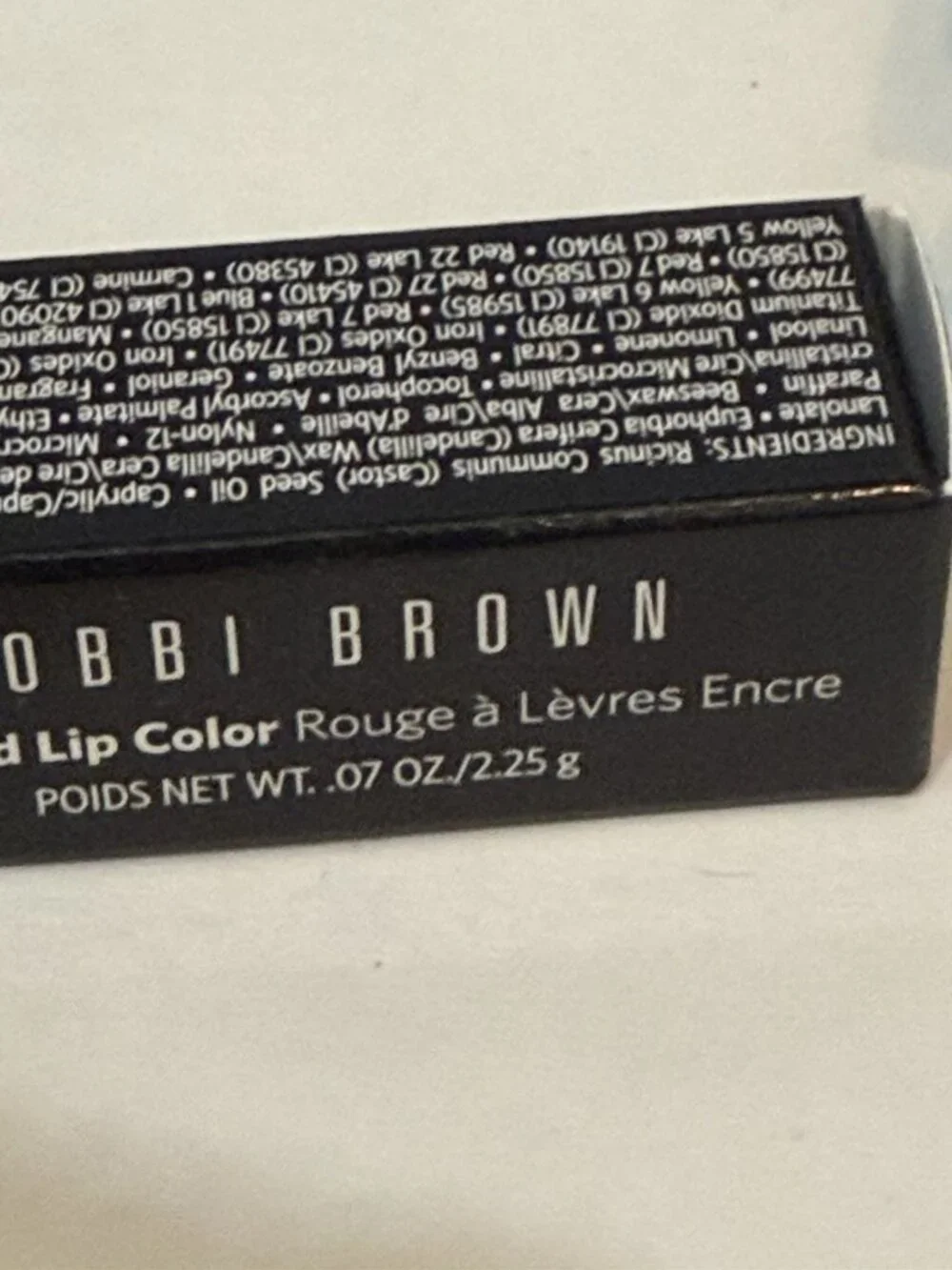 Bobbi Brown Crushed Lip Color RUBY Lipstick Balm .07 oz/2.25g Travel Size New X3
